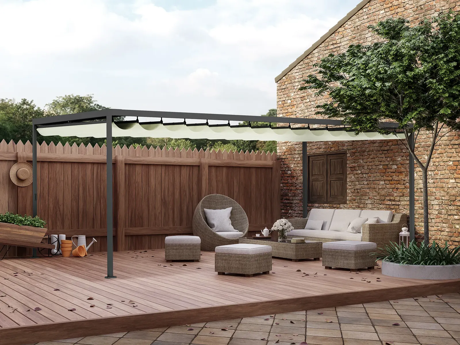 Pergola ESKA LINE Fabric