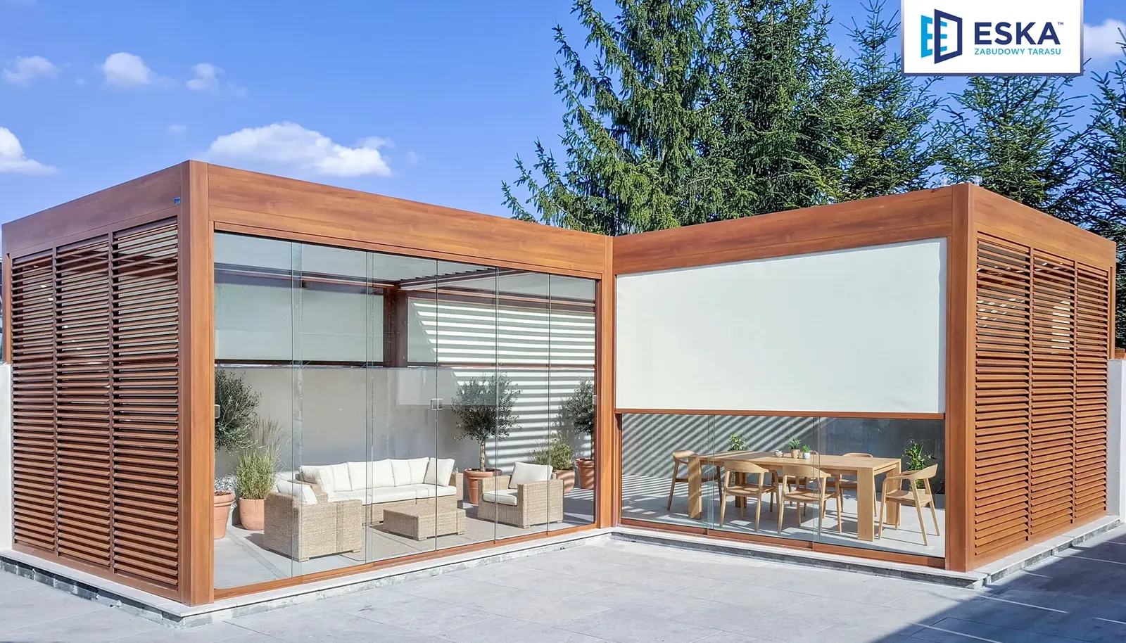 Pergola ESKA LINE Glass